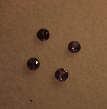 Load image into Gallery viewer, Color Change Blue Garnet - Bekily, Madagascar - (4) Round Gems - 0.18 ctw.