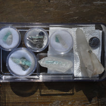 Load image into Gallery viewer, Vanadium Beryl with Quartz Collection - 6 Pieces - TOP Quality Collector's Specimens - WHOLESALE - * VIDEOS of ALL *