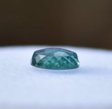 Load image into Gallery viewer, 1.49 ct. Chrome Kornerupine Rose-Cut Gem - Elaborate Custom Design Showing Incredible DICHROISM - Faceted by Scott Maier