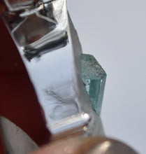 Load image into Gallery viewer, Sleek Emerald-On-Quartz Pendant in .925 Sterling SIlver - Made in Vermont 2026