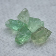 Load image into Gallery viewer, Vanadium Kornerupine Facet Rough - Good Clean Pieces - VERY Rare Treat - 5 Pieces; 12.19 ctw.