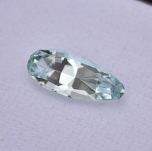 Load image into Gallery viewer, MAINE Aquamarine from Aldrich Prospect, Stoneham, Maine - Faceted by Scott Maier - 2.69 ct.