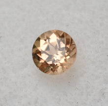Load image into Gallery viewer, VERMONT Hessonite Garnet Gemstone - Ultra Rare - 0.61 ct. Round Brilliant