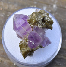 Load image into Gallery viewer, Amethyst with Dolomite - Wrentham, Massachusetts - Aesthetic Combo Specimen -- Shows Perfectly!