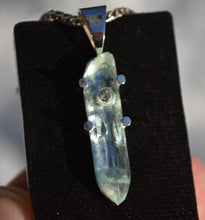 Load image into Gallery viewer, Aquamarine and Alexandrite Pendant in Sterling Silver