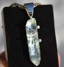 Load image into Gallery viewer, Aquamarine and Alexandrite Pendant in Sterling Silver