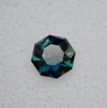 Load image into Gallery viewer, Australian Sapphire - Custom Octagon with Deep Teal and Blue - Tons of Brilliance - Fair Trade - 1. 43 ct.