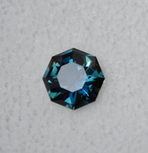 Load image into Gallery viewer, Australian Sapphire - Custom Octagon with Deep Teal and Blue - Tons of Brilliance - Fair Trade - 1. 43 ct.