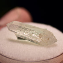 Load image into Gallery viewer, EYE CLEAN Striped Vanadium Emerald Crystal on DT Quartz Crystal with Druzy Quartz