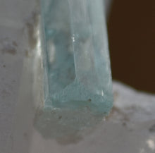 Load image into Gallery viewer, Perfect Quartz Crystal Cluster with DT Vanadium Beryl Crystal - Excellent Miniature Collector's Specimen - 20.6 grams