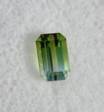 Load image into Gallery viewer, Bi-Color Tourmaline from Rubaya, DRC - Leaf Green to Near-Achroite / Cerulean Blue - 0.78 ct.