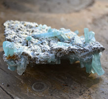 Load image into Gallery viewer, Amazing Vanadium Beryl Specimen from the 2025 Find at Nasarawa, Nigeria! - XL 6 Inch Plate - Beryl on Both Sides