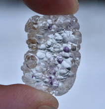 Load image into Gallery viewer, Amazing Botryoidal Hyalite Opal Gem - WITH fluorite inclusions! READY TO BE SET! - Glows BRIGHT Green under UV Light - 24.9 ct.