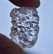 Load image into Gallery viewer, Amazing Botryoidal Hyalite Opal Gem - WITH fluorite inclusions! READY TO BE SET! - Glows BRIGHT Green under UV Light - 24.9 ct.