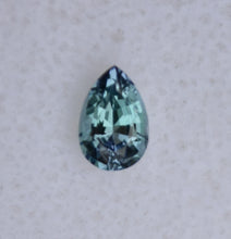 Load image into Gallery viewer, Luxurious and Outstanding Chrome Kornerupine Pear Gemstone - Rich Purple and Teal Colors - Eye Clean - .345 ct.