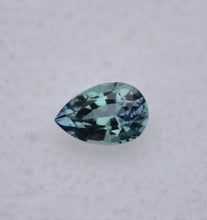 Load image into Gallery viewer, Luxurious and Outstanding Chrome Kornerupine Pear Gemstone - Rich Purple and Teal Colors - Eye Clean - .345 ct.