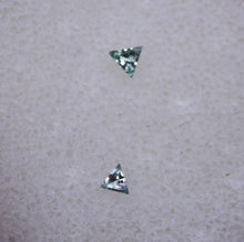 Load image into Gallery viewer, Triangle Melee Chrome Kornerupine - Excellent Performance (Unmatched Pair) - 0.105 ctw