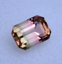 Load image into Gallery viewer, Tropical Polychrome Tourmaline Gemstone from Calabar, Nigeria - 1.02 ct. - Cut by Scott Maier in Vermont, USA