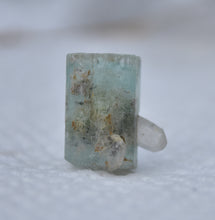 Load image into Gallery viewer, DT Vanadium Beryl / Emerald Crystal with Quartz Crystals - Thumbnail Specimen - *NEW FIND* Nasarawa, Nigeria