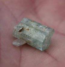 Load image into Gallery viewer, DT Vanadium Beryl / Emerald Crystal with Quartz Crystals - Thumbnail Specimen - *NEW FIND* Nasarawa, Nigeria