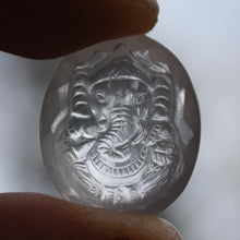 Load image into Gallery viewer, Carved and Faceted Ganesh Gemstone in Quartz - 23.57 ct.