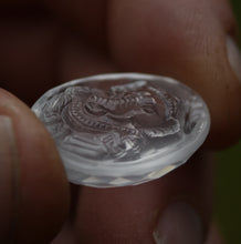 Load image into Gallery viewer, Carved and Faceted Ganesh Gemstone in Quartz - 23.57 ct.