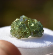 Load image into Gallery viewer, Demantoid Garnet Cluster Specimen - Madagascar - Perfect for Collection or Jewelry - 3.57 grams