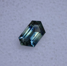 Load image into Gallery viewer, Heated Australian Sapphire - 0.76 ct. - Buttery Light Yellow, with Royal Blue Hexagonal Color Phantom