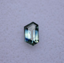 Load image into Gallery viewer, Heated Australian Sapphire - 0.76 ct. - Buttery Light Yellow, with Royal Blue Hexagonal Color Phantom