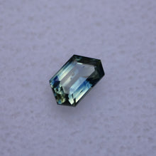 Load image into Gallery viewer, Heated Australian Sapphire - 0.76 ct. - Buttery Light Yellow, with Royal Blue Hexagonal Color Phantom