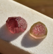 Load image into Gallery viewer, Himalaya Mine Tourmaline Crystal Tops - Unique Crystallization, Classic colors - 8.87 ctw.