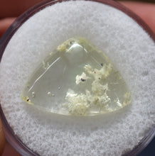 Load image into Gallery viewer, TOP SHELF Hyalite Opal Cabochon - Intensely UV reactive - 5.15 ct.