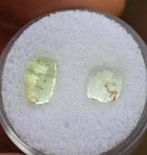 Load image into Gallery viewer, Daylight Fluorescent Hyalite Opal Cabochon Gems - Intense Color, and UV Reactive! - 2.84 ctw.