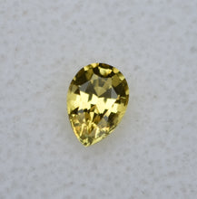 Load image into Gallery viewer, Sunny Yellow Sapphire Pear from Kenya - Excellent Cutting and Polish - 0.67 ct.