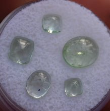 Load image into Gallery viewer, Vanadium Kornerupine Mixed Cabochon Set (5) - 3.9 ctw.