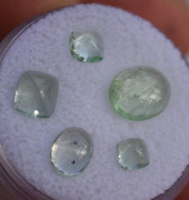 Load image into Gallery viewer, Vanadium Kornerupine Mixed Cabochon Set (5) - 3.9 ctw.