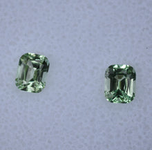 Load image into Gallery viewer, MATCHED PAIR - Custom Cut Vanadium Kornerupine Rectangular Cushion Gems - 0.995 ctw.