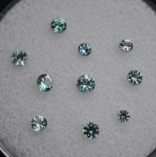 Load image into Gallery viewer, Chrome Kornerupine Round Melee Gems set (10 pcs.) - 0.69 ctw.