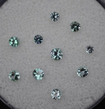 Load image into Gallery viewer, Chrome Kornerupine Round Melee Gems set (10 pcs.) - 0.69 ctw.