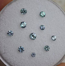 Load image into Gallery viewer, Chrome Kornerupine Round Melee Gems set (10 pcs.) - 0.69 ctw.