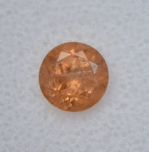Load image into Gallery viewer, VERMONT Hessonite Garnet - Eden Mills Faceted Gemstone - Extremely Rare - 1.66 ct.