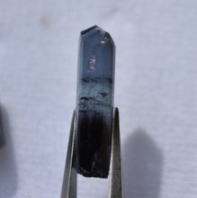 Load image into Gallery viewer, THREE Purple-Blue Liddicoatite Tourmaline Crystals from Madagascar - 1.12 grams