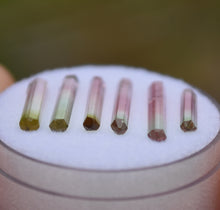 Load image into Gallery viewer, Set of 6 Rubaya Tourmaline Crystals - Selected for Aesthetics and Clarity - 5.83 ctw.