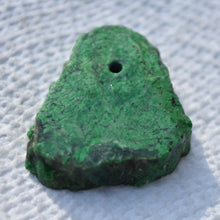 Load image into Gallery viewer, Maw Sit Sit Jadeite - Drilled Pendant Blank - Perfect for cabbing or Carving! 14.28 grams