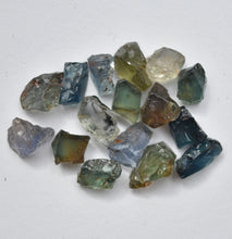 Load image into Gallery viewer, Umba Sapphire Facet Rough Parcel - Great Clarity - 21.08 ctw. - 16 pcs.