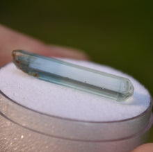 Load image into Gallery viewer, Bi-Color Nigerian Aquamarine Crystal from a find in 2005 - 1.5 grams