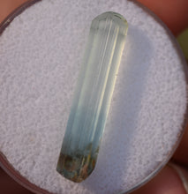 Load image into Gallery viewer, Bi-Color Nigerian Aquamarine Crystal from a find in 2005 - 1.5 grams