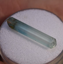 Load image into Gallery viewer, Bi-Color Nigerian Aquamarine Crystal from a find in 2005 - 1.5 grams