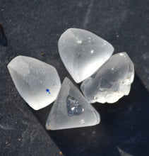 Load image into Gallery viewer, Hyalite Opal Facet Rough Parcel - Clean pre-forms - Intensely UV Reactive - 9.7 ctw.