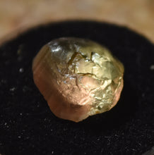 Load image into Gallery viewer, Glowing Bi-Color Tourmaline Facet Rough - Deep Peachy, and Lemon-Lime - 6.15 ct.
